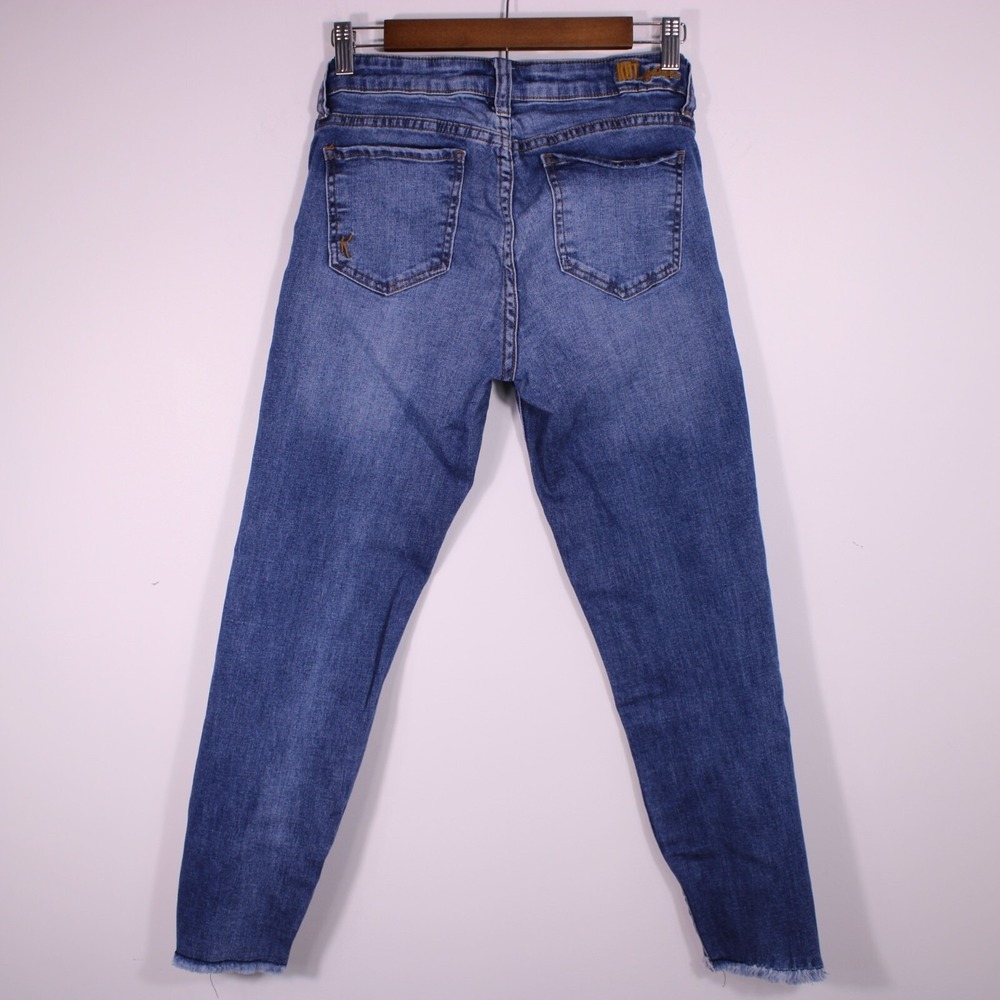 KUT from the Kloth Janet Jeans Womens 4 Ankle Skinny Distressed Casual 29x26 - Picture 10 of 16